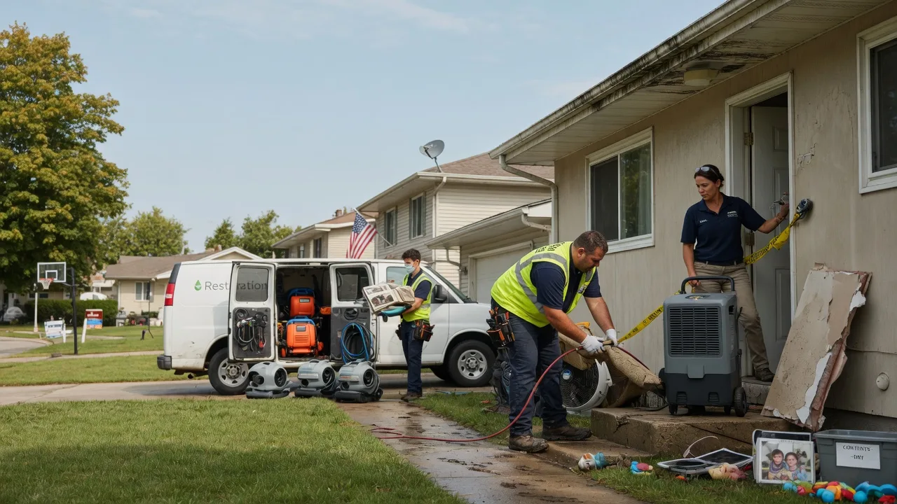 Water Damage Restoration in Bonduel, WI near me